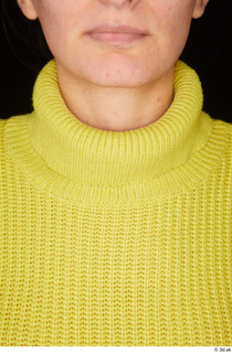 Waja casual dressed upper body yellow sweater with turleneck 0009.jpg